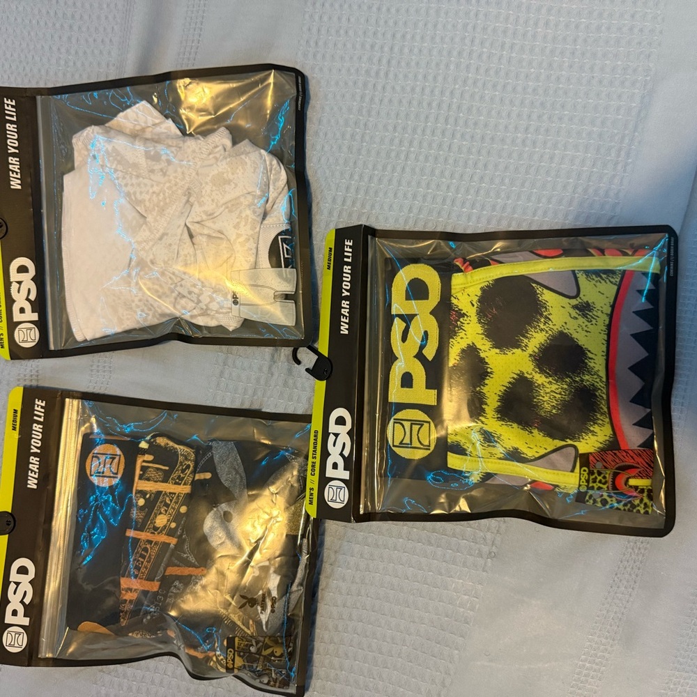 PSD Vibrant Boxer Briefs Trio